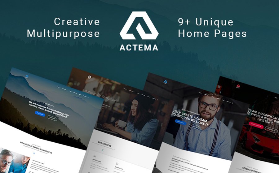 Actema - Creative Business Multipurpose WordPress Theme