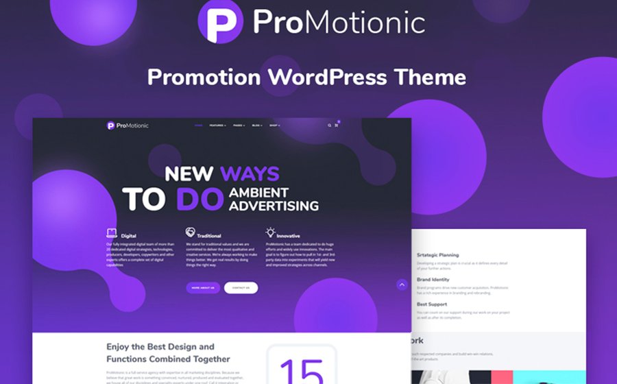 ProMotionic - Promotion Agency WordPress Theme