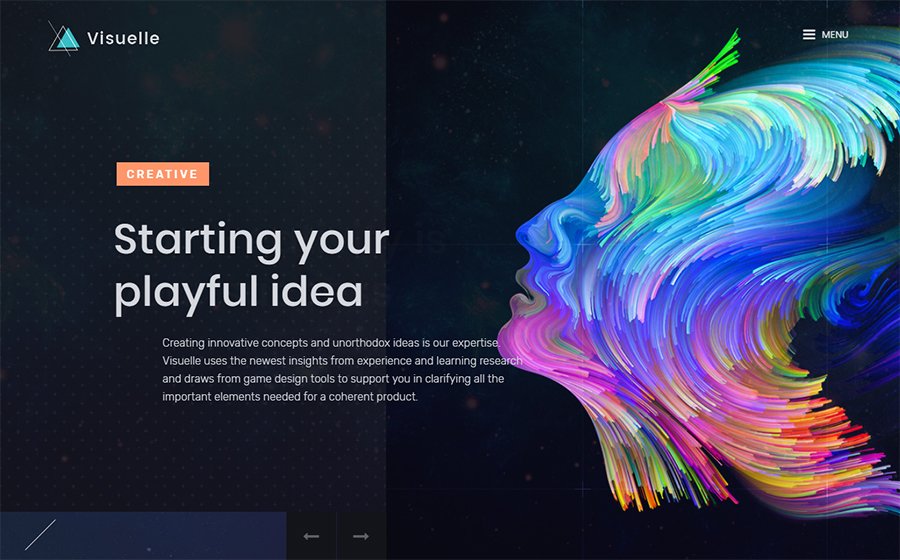 Visuelle - Creative Mondrianism Elementor WordPress Theme