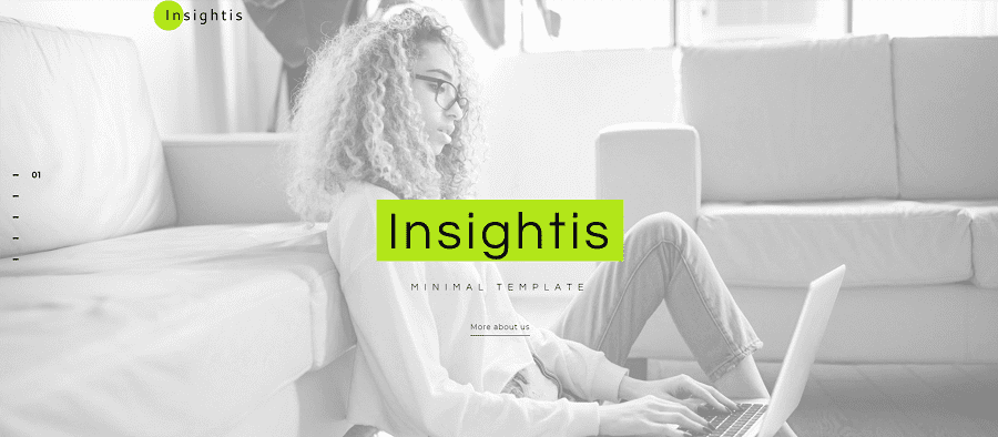 Insightis - Creative Minimal Elementor WordPress Theme