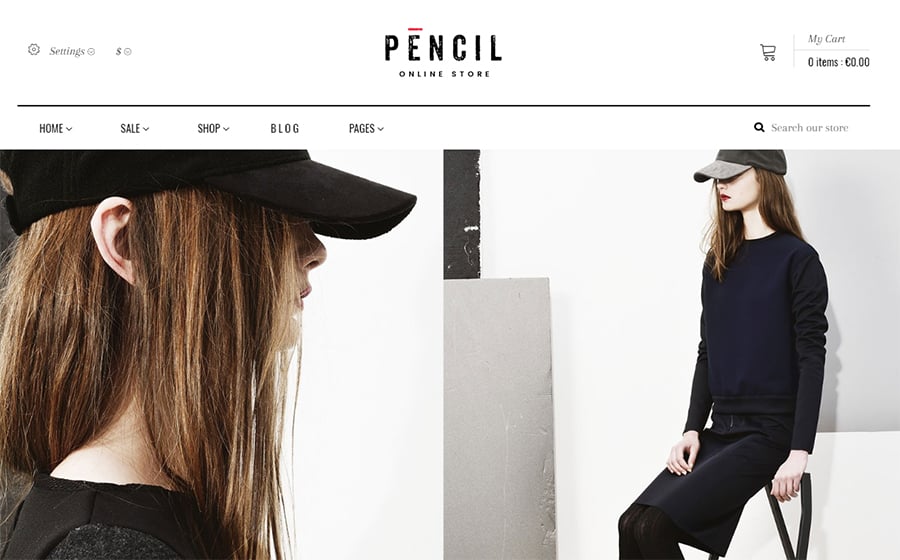 Pencil - Fashion Shop Shopify Theme