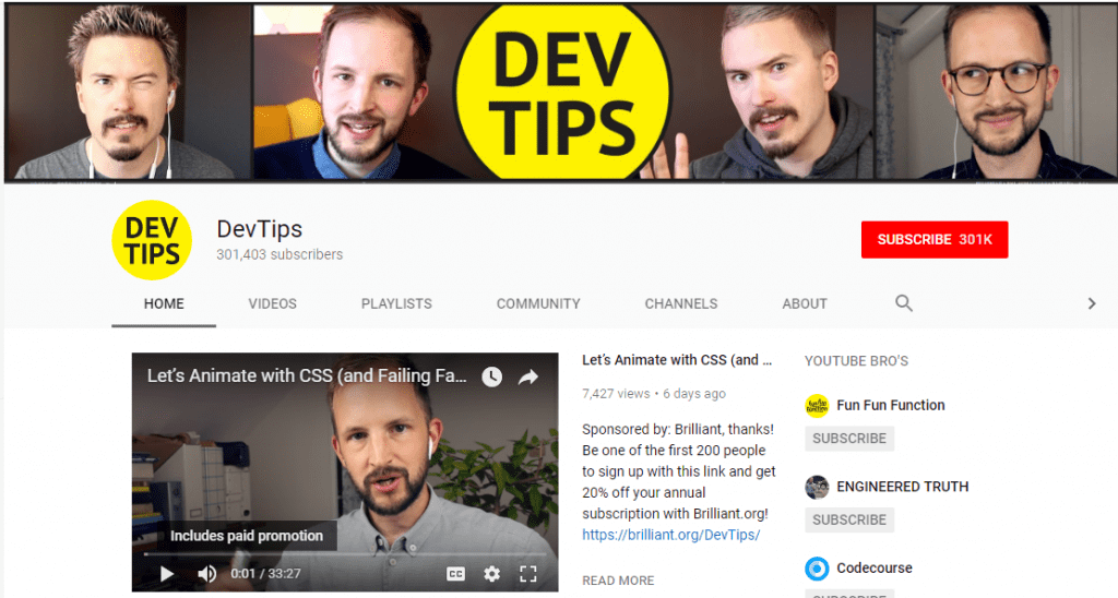Top 65 Must-to-Know Youtube Channels 2021 to Learn Web Development ...