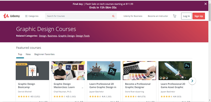 Udemy Graphic Design Courses