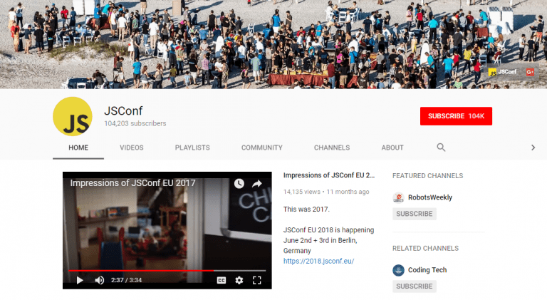 Top 65 Must-to-Know Youtube Channels 2021 to Learn Web Development ...