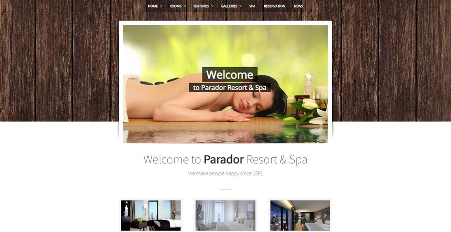Parador - Hotel & Spa WordPress