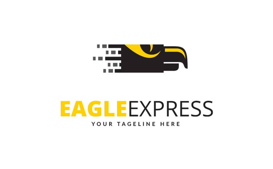 Eagle Express Logo Template.