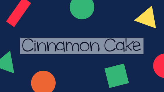 cinnamon cake