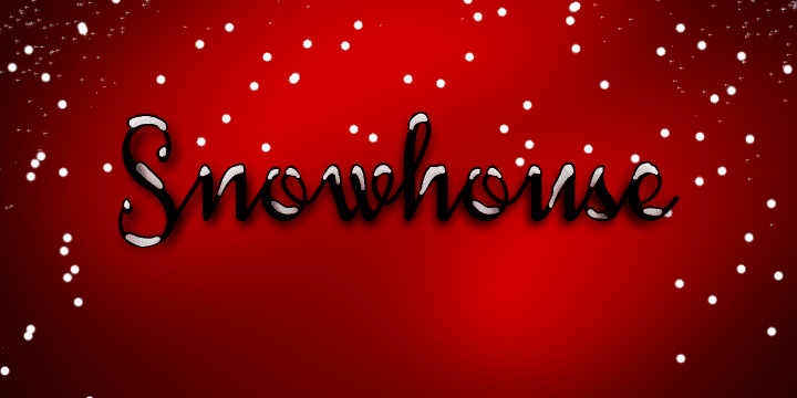 Free Snowhouse Font