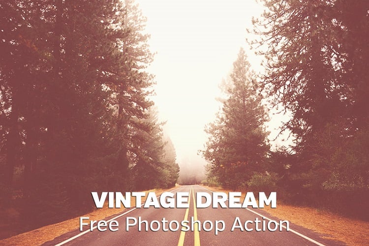 Free Vintage Dream Photoshop Action