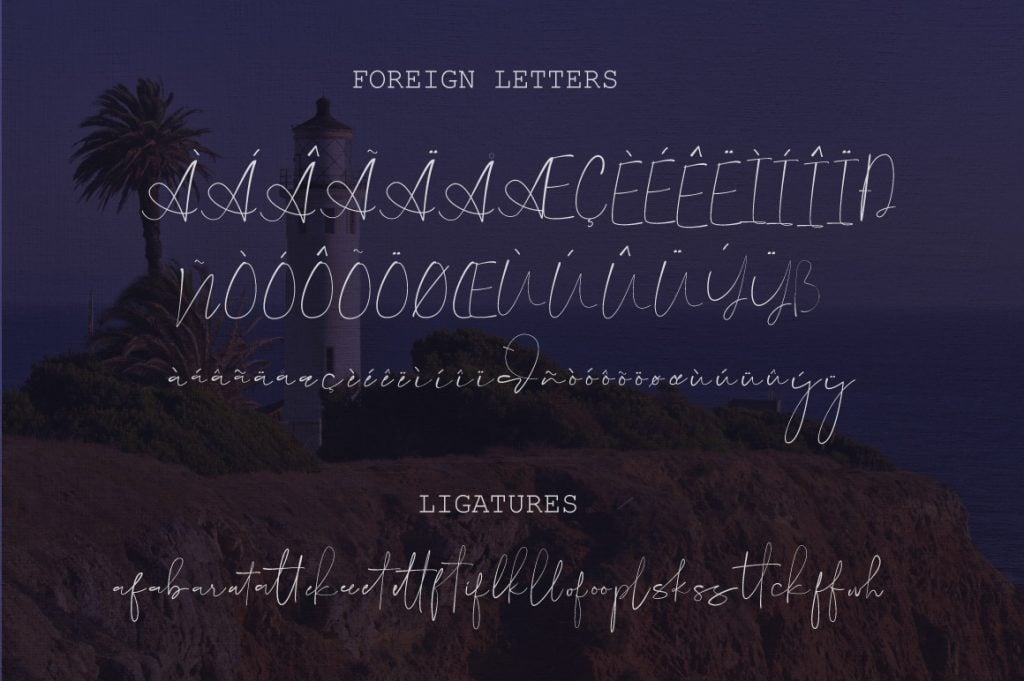 Cursive Lighthouse Lighthouse Script Font - $7 only – MasterBundles
