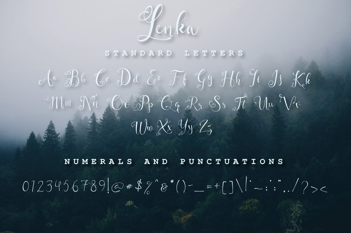 General view of the Lenka standard letters.