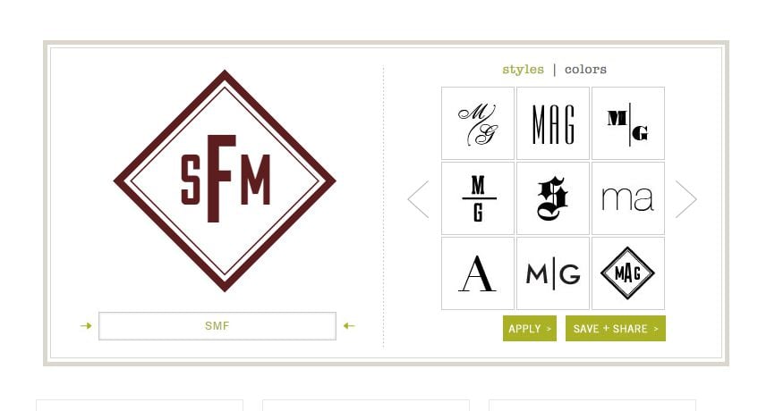 Floral Letter logos - Monogram Maker Design - Create Cool Logo