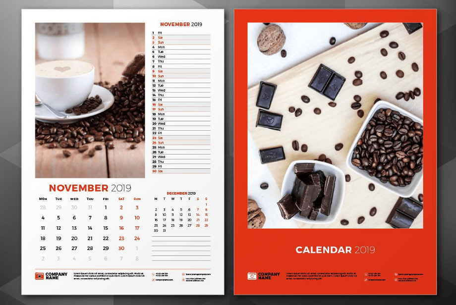 BEST Calendar Templates 2019 To Promote Your Business