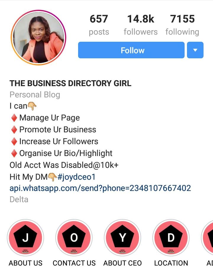 this businesswoman deals with an instagram promotion - hogan instagram followers