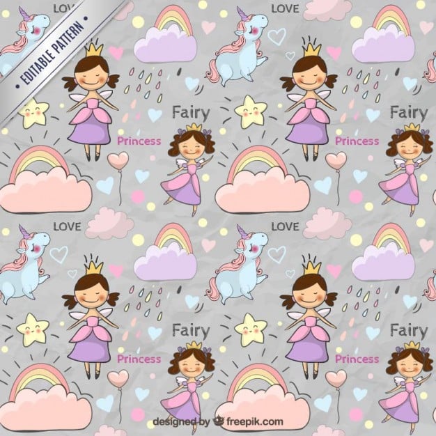  Cute fairytale pattern