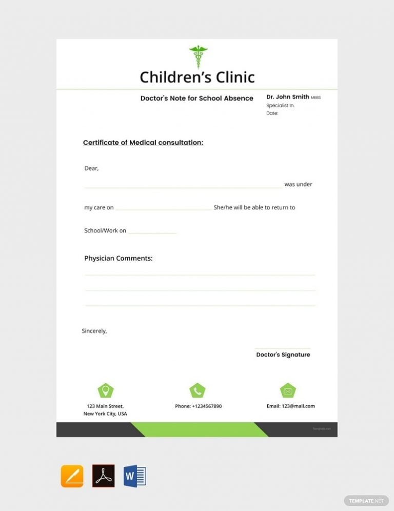 45+ Best Doctor Note Templates and Certificates in 2021 Free and Premium