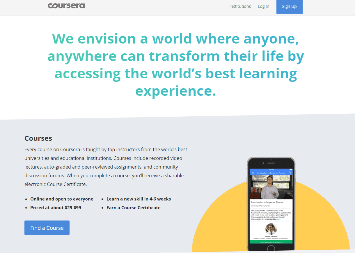 Coursera.