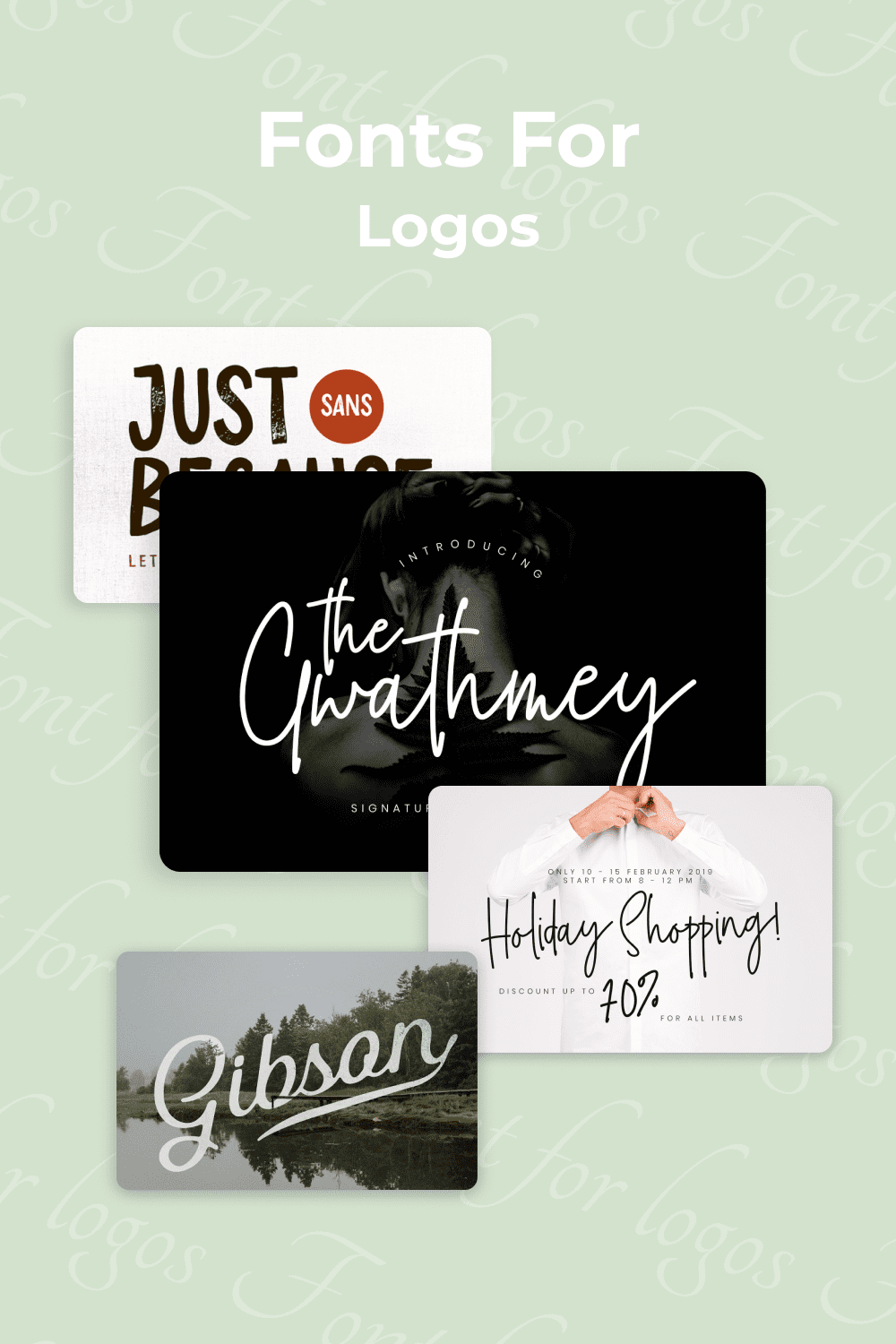 30 awesome fonts for logos and websites pinterest collage 886.