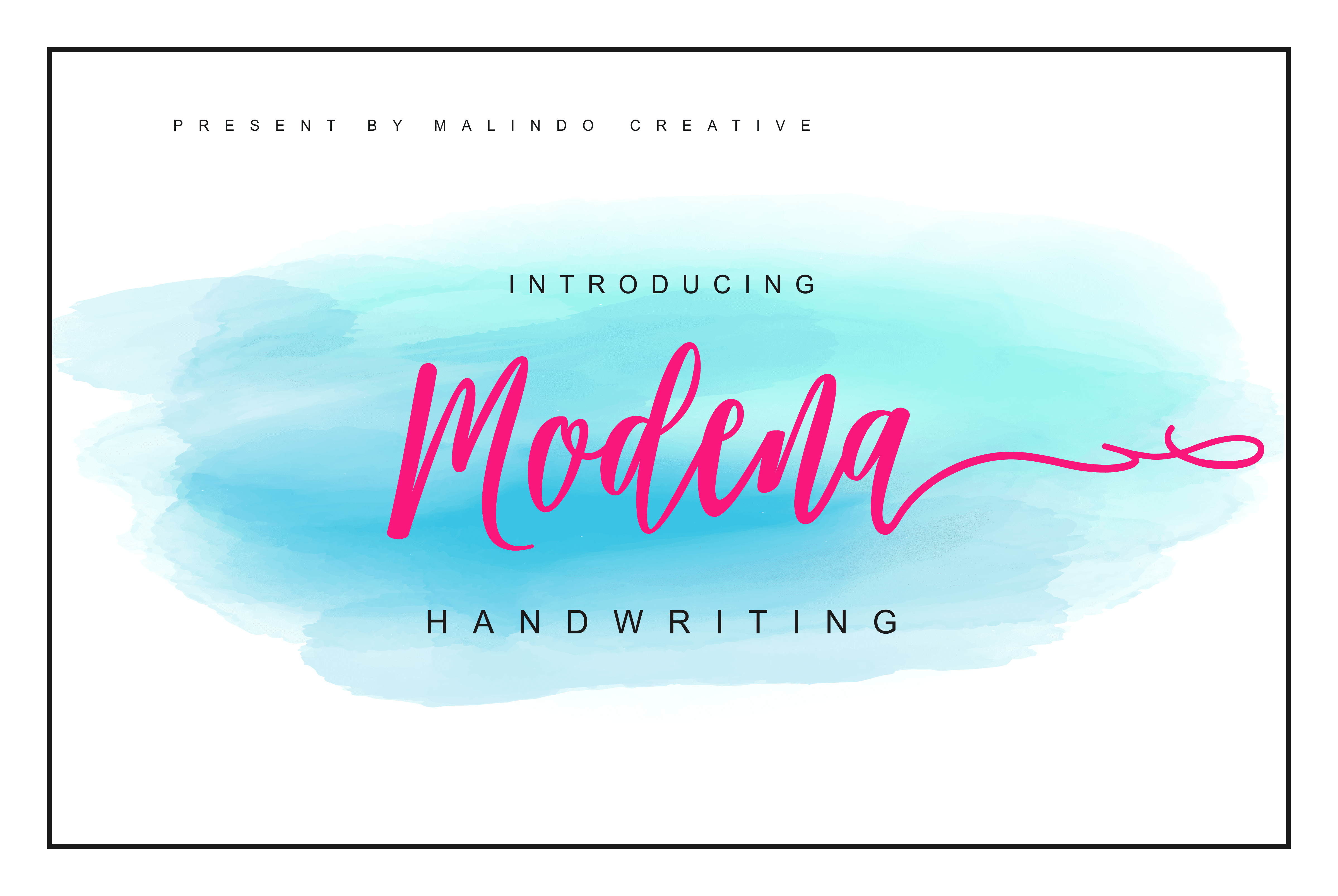 Modena Handwriting Font
