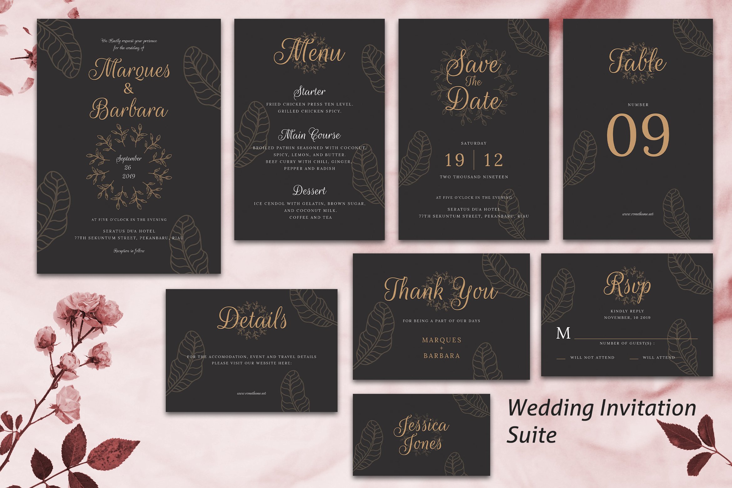 Wedding Invitation Suite