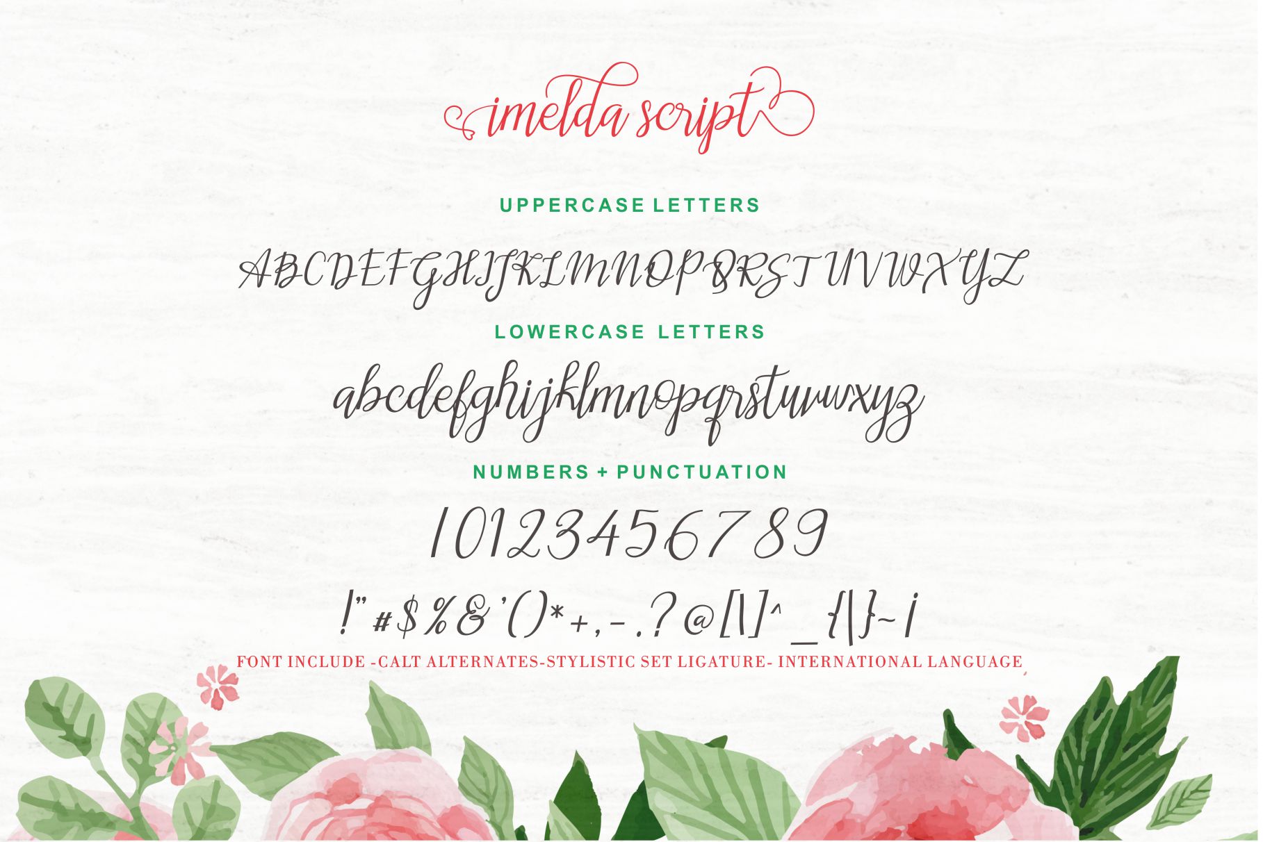 Imelda Modern Hand-based Typography - $5 – MasterBundles