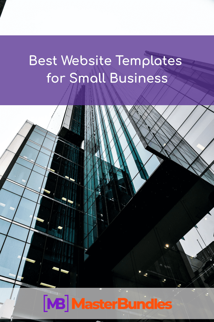 Best Website Templates for Small Business Pinterest Image