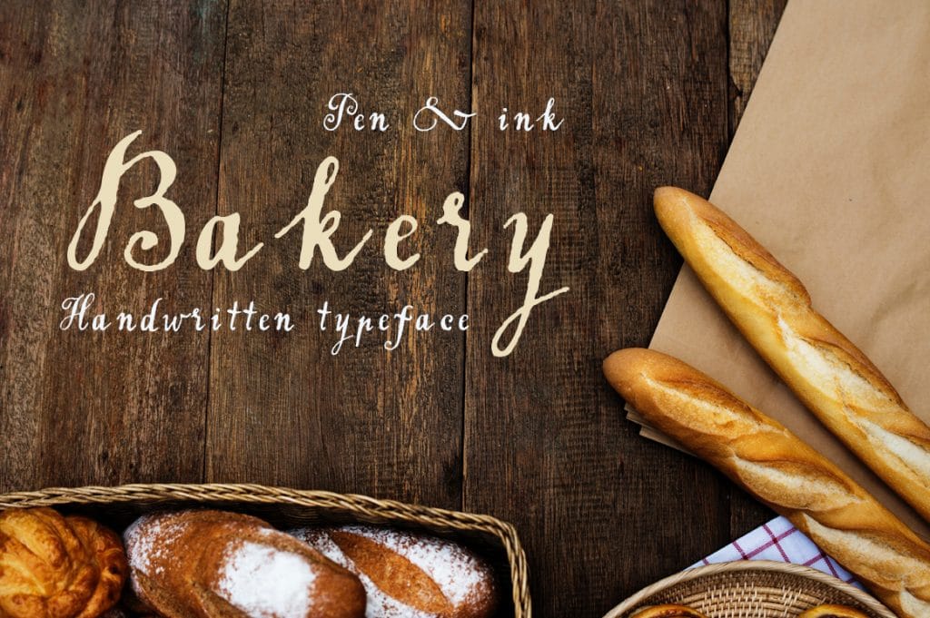 Tasty bakery font.