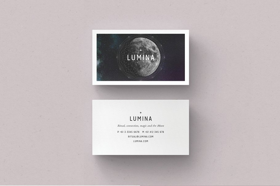 Stylish cards with a planet with a matte finish.