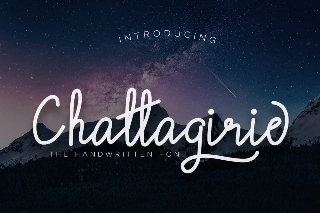 Chattagirie - HandwrittenScript Font
