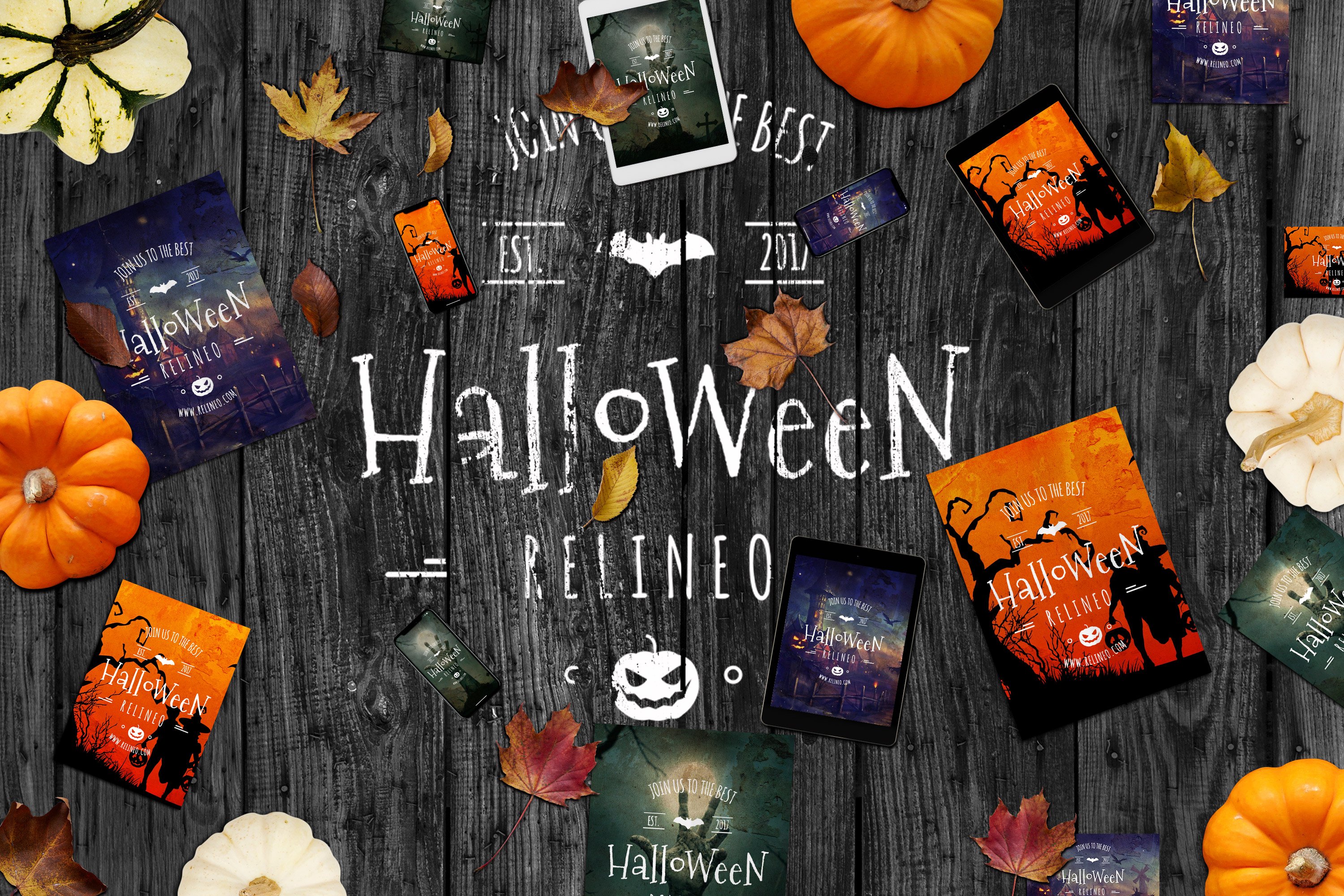 Halloween Graphics and Mockups