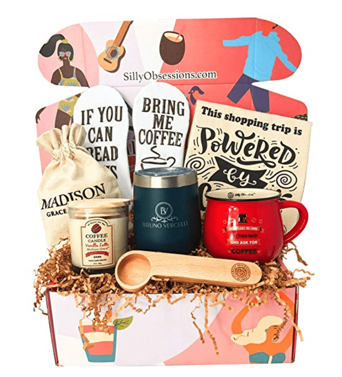 Coffee Lover Gift Box By Silly Obsessions. Unique