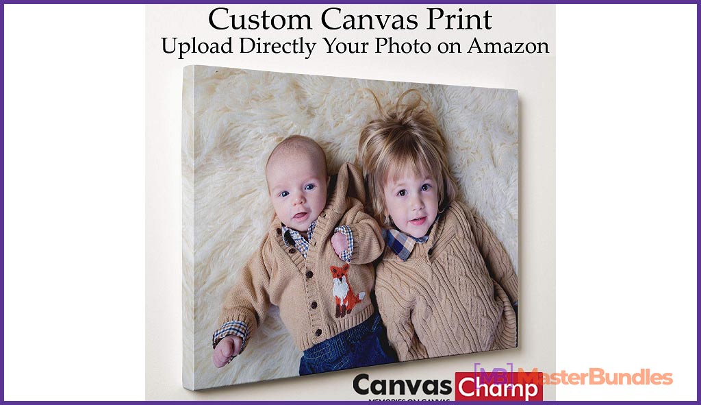 High quality printed photo on canvas.