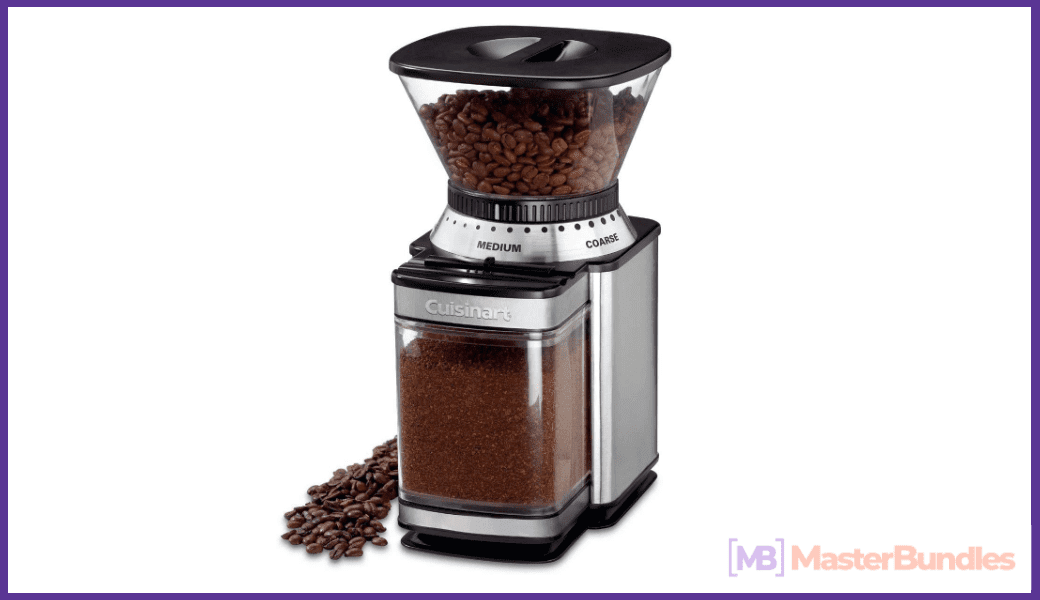 Coffee grinding machine. Now you can mix different coffees by yourself and create the unrivaled taste of the drink.