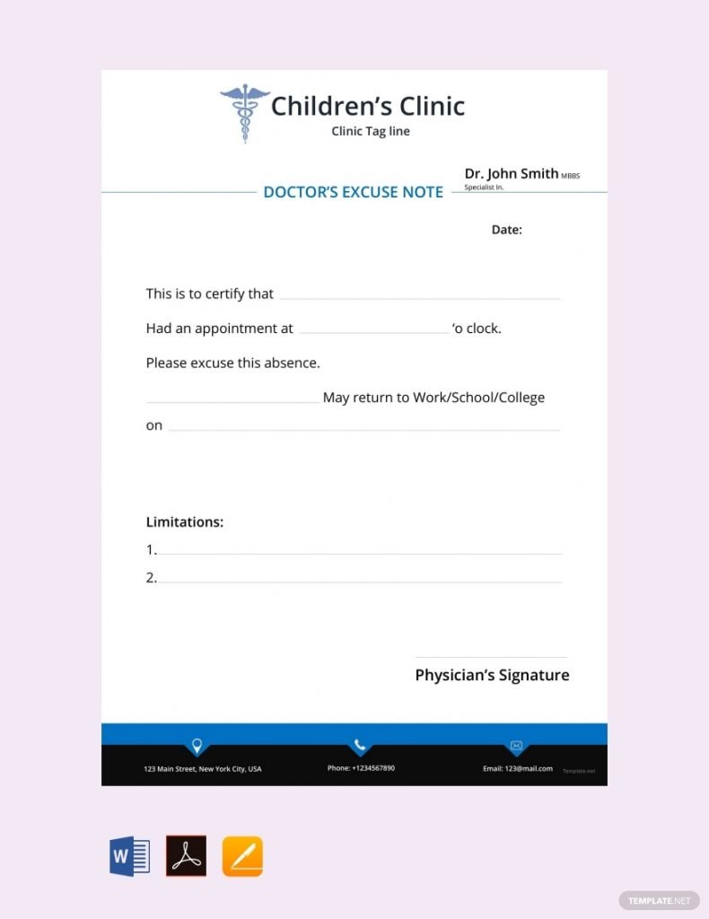 45 Best Doctor Note Templates And Certificates In 2021 Free And Premium