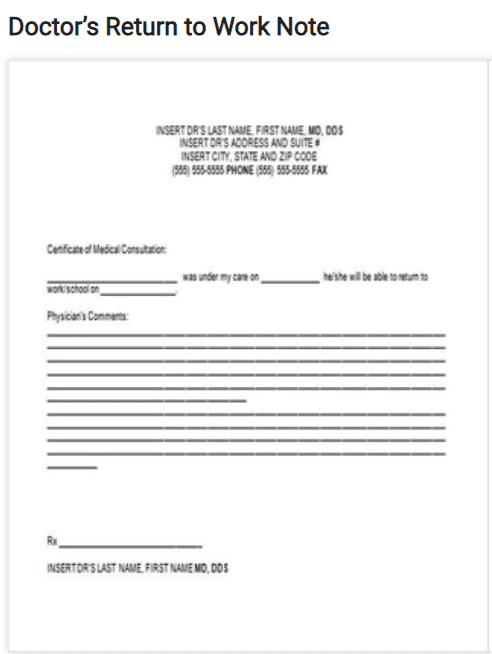 45+ Best Doctor Note Templates and Certificates in 2020 ...