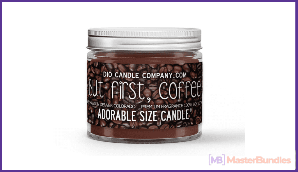 Candle made of coffee. It will be a great addition to aromatherapy training.