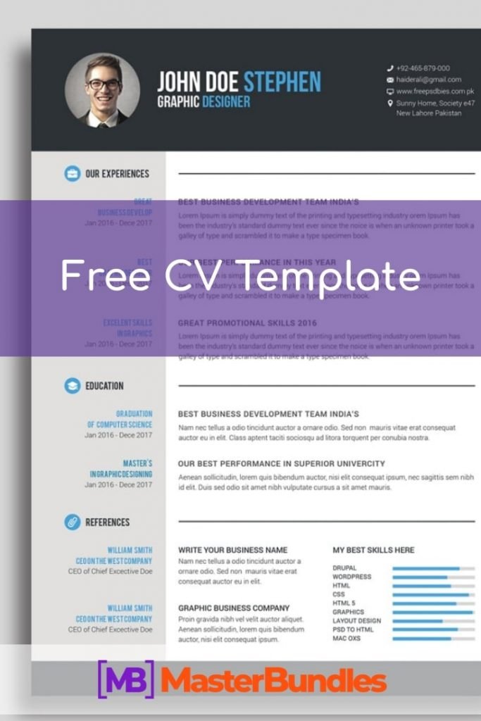 Free Resume Template Downloads | Free Professional Resume Templates ...