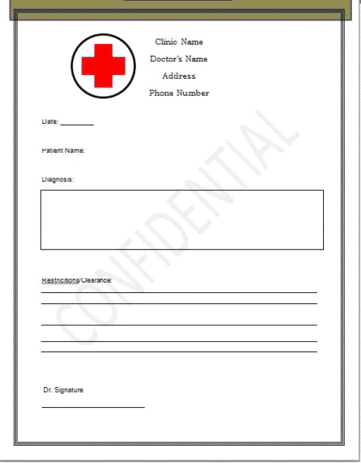 45 best doctor note templates and certificates in 2021 free and premium