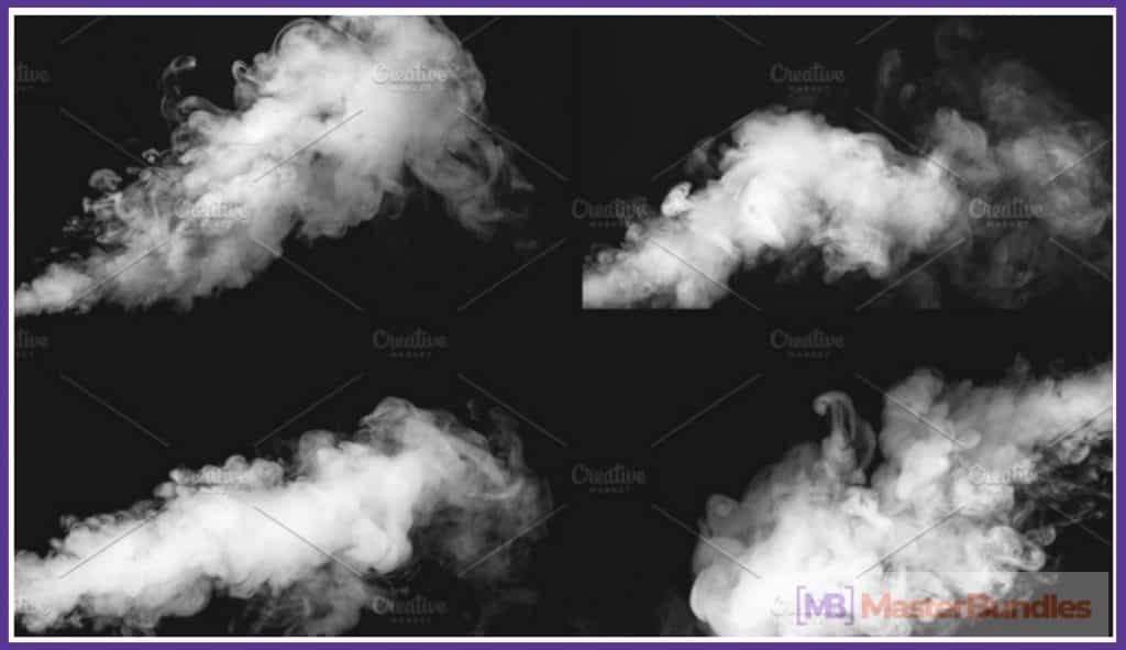 SMOKE and STEAM Digital Overlays with Photoshop Brushes – ATP Textures