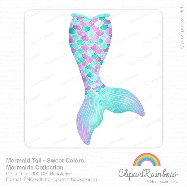 50+ Handpicked Mermaid Clipart 2020: Mermaid Tail Clipart ...