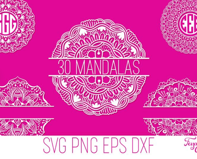 Download Baby Animal Mandala Svg Project - Layered SVG Cut File ...