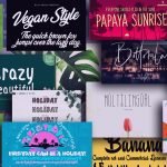 Examples Best Tropical Fonts.