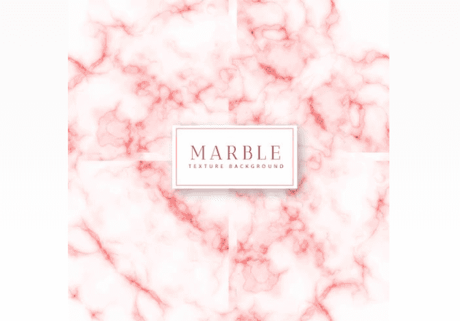 Marble texture of white color with blurring of different shades of pink.