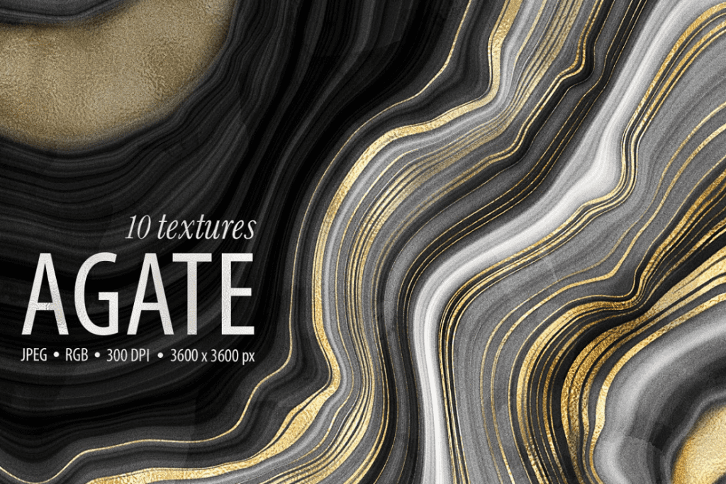 Marble texture from dark and gray blotchiness to white and gold, which fall in layers.
