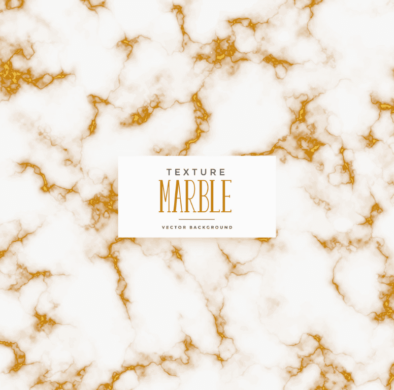 Natural white marble color combined with a lot of bright gold blotchiness of small size.