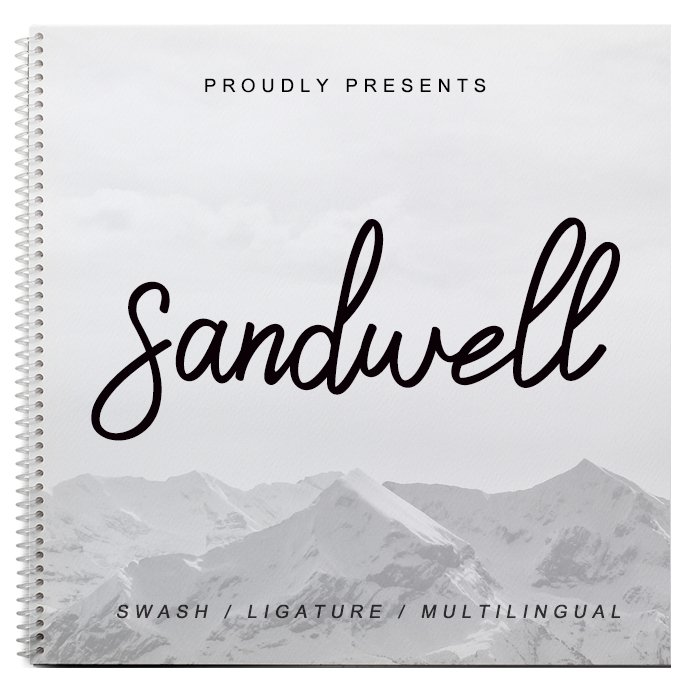 Sandwell Curly Script Font