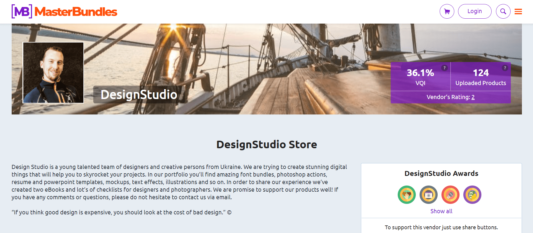 DesignStudio Vendor.