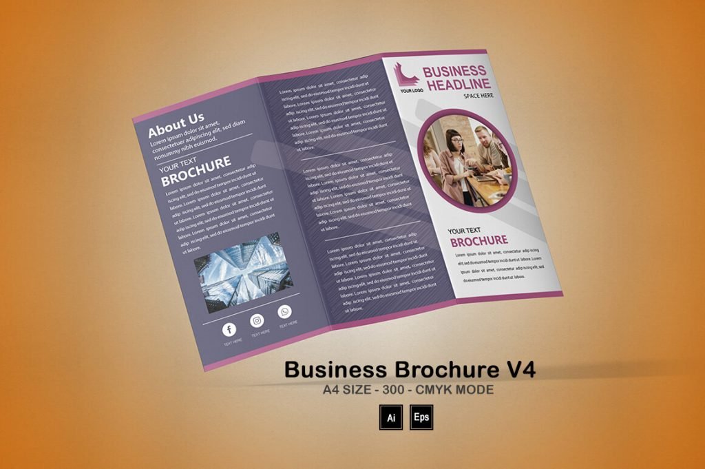 Editable Brochure Template V4 – MasterBundles