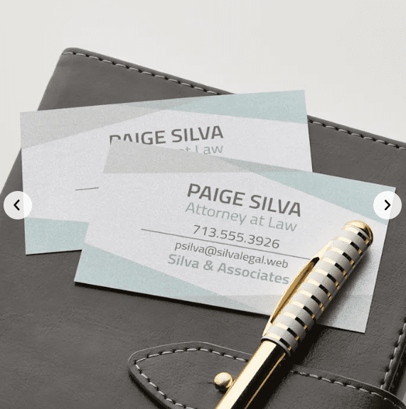 Pearl Business Cards.