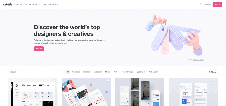 90+ Best Dribbble Accounts | Dribbble Accounts to Inspire You